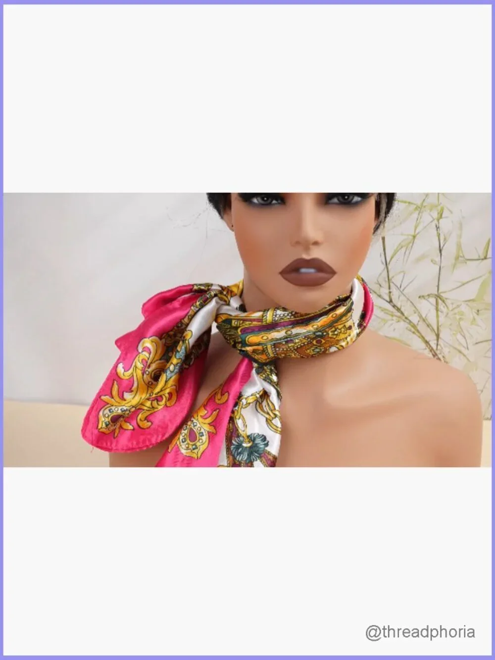 16 Piece Satin Head Scarves Set 35 Inch Square Hair Wraps Sleeping